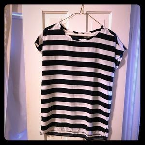 Gap Navy Striped Blouse